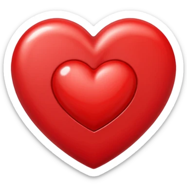 Heart with the letter L in the middle. sticker