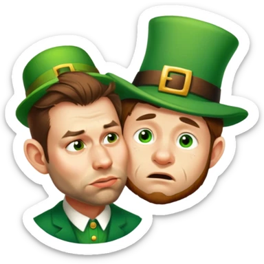 Sad Leprechaun sticker