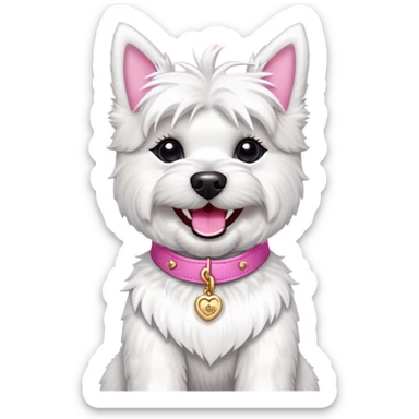 Juicy couture highland terrier sticker