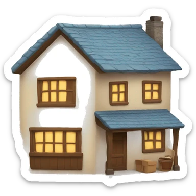 Cozy home sticker