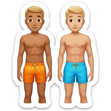 GAY men island  sticker