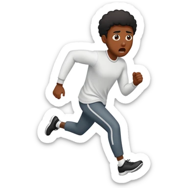 Cop hunt a black person away  sticker