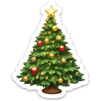Aesthetic Christmas tree  sticker