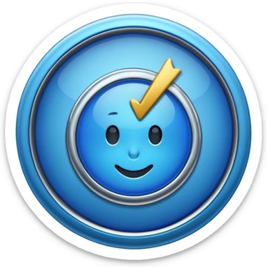 Create a verified tick badge for me sticker