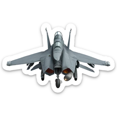 US Navy F-14 tomcat Fighter aircraft with  missiles sticker