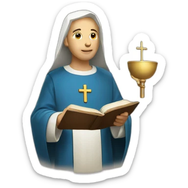 catholic mass sticker
