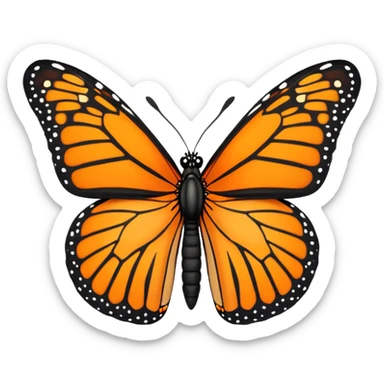 Monarch butterfly  sticker