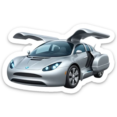 flying car sticker