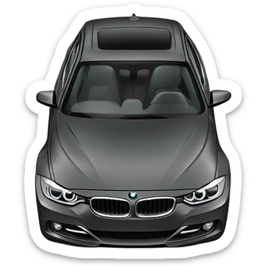 Black bmw 328i sticker