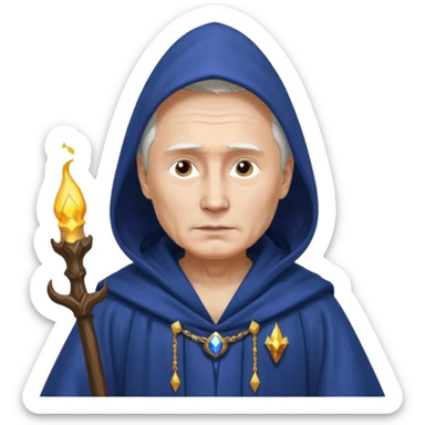 Putin Wizard sticker