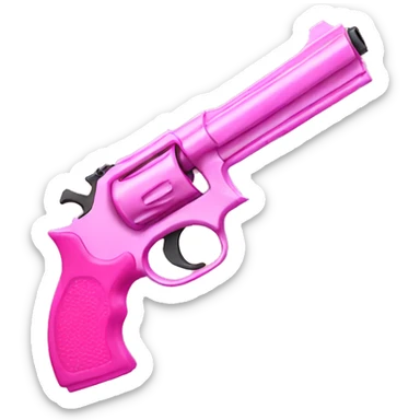 pink handgun sticker