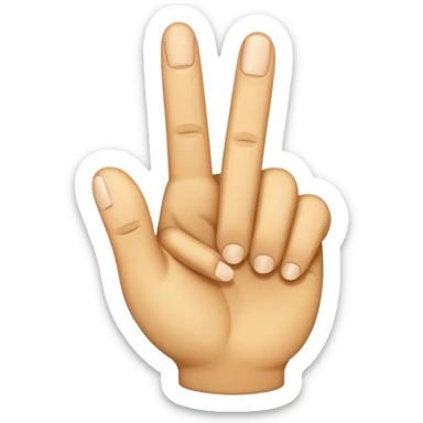 middle finger
 sticker