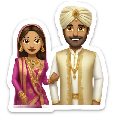 ravneet marries raj sticker