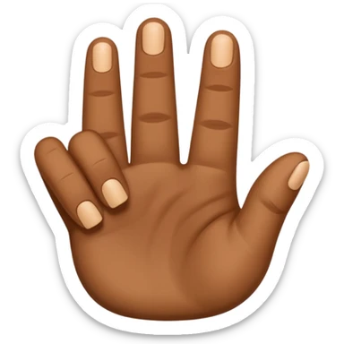 ASL Alphabet A in a Finger sticker