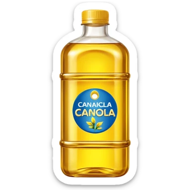 Canola oil sticker
