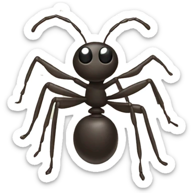 ant in the shower sticker