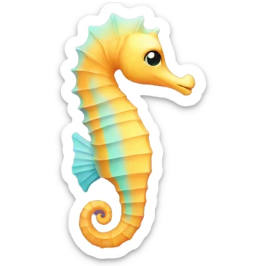 Seahorse sticker