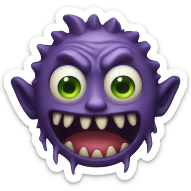 Monster sticker