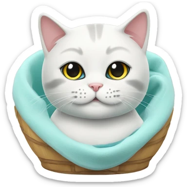 british cat in spa sticker