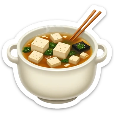 Miso soup  sticker