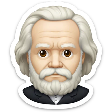 karl marx sticker