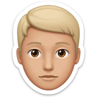 une personne vu de 3/4 sticker