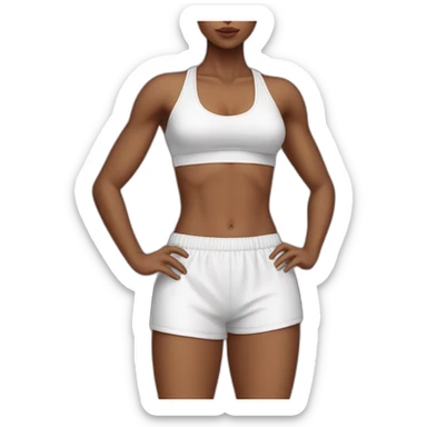 Fit girl body sticker