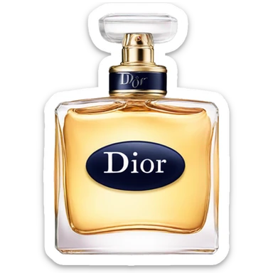 dior perfume sticker