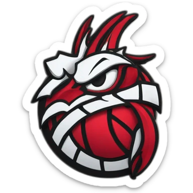 toronto raptors logo sticker