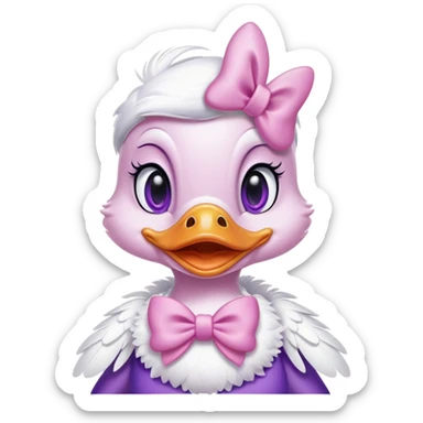 classic Daisy Duck from Disney sticker