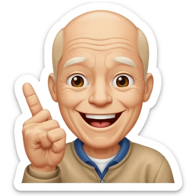 Doigt d’honneur et personne qui rigole sticker