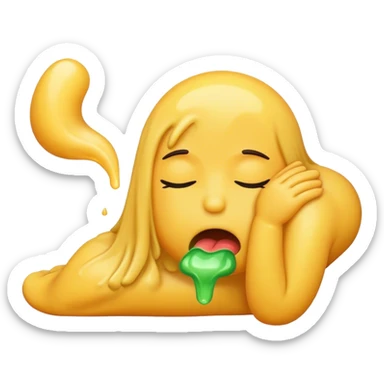 Vomiting  sticker