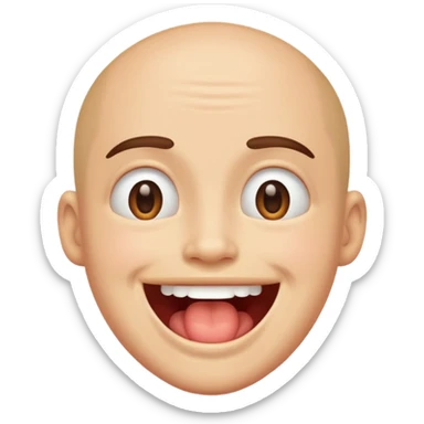 persona babeando sticker