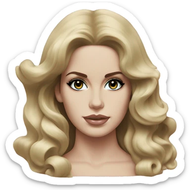 very coquette Lana del Rey vinyl sticker