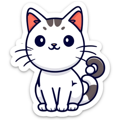 Me as a cat sticker
