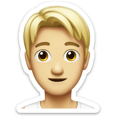 emoji with anime eyes sticker