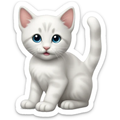 Kitten sticker