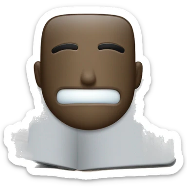 Kindle e-reader no face  sticker