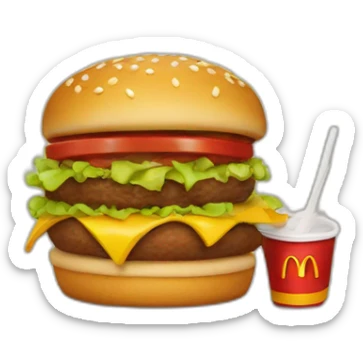 mc donald sticker