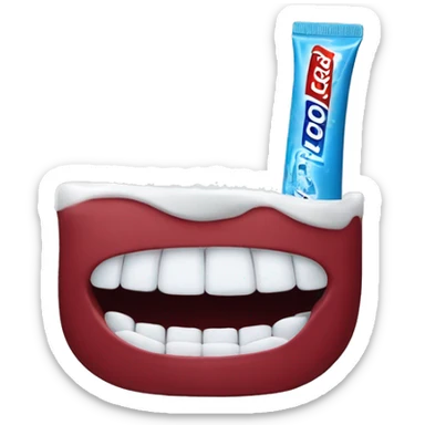 'COLGATE' named  toothpaste sticker