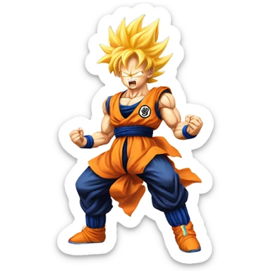 Goku Super Saiyan 1000 sticker