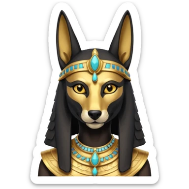 Anubis from Egyptian Gods sticker