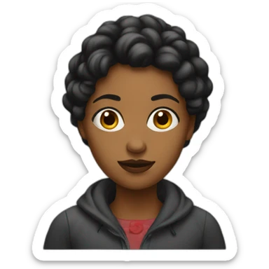 Femme métisse  sticker