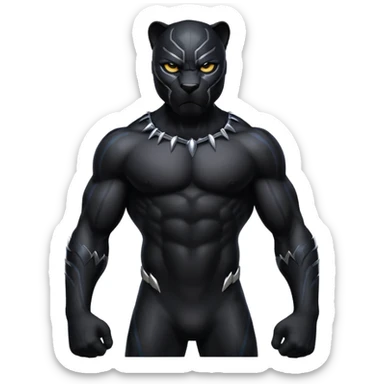 A Black panther sticker