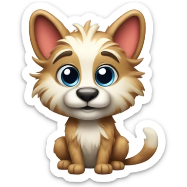 Anthropomorphic Furry Animal Fursona sticker