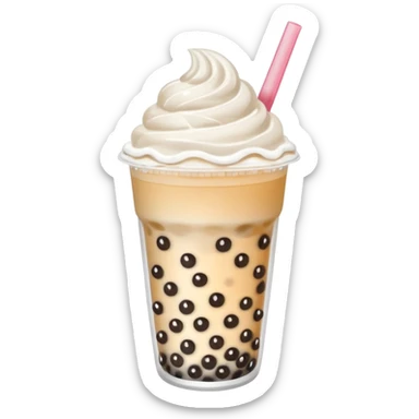 Very cute boba tea sticker