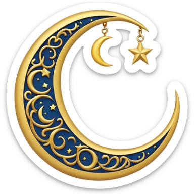 islam moon png sticker