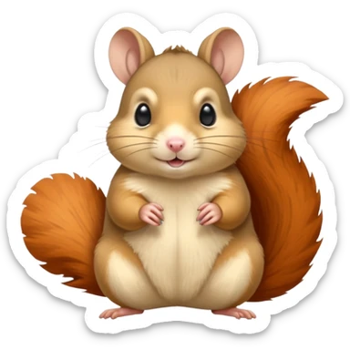 Hamster-Squirrel-Chipmunk-Marsupial-Chinchilla-fusion-hybrid sticker