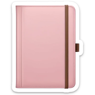 Light pink notebook planner sticker