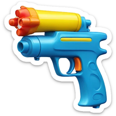 Squirt Gun sticker